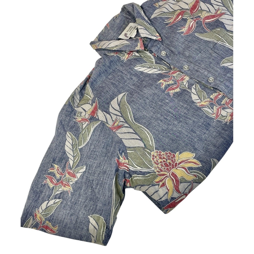 Vintage Malihini Hawaii‎ Shirt Made In Hawaii 100% Cotton XL